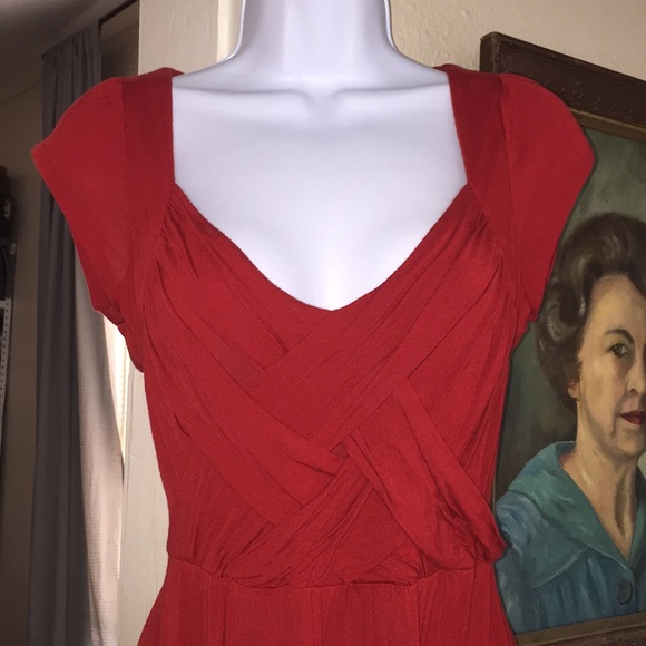 Red Deletta Dress - Picture 2 of 4